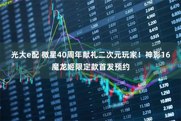 光大e配 微星40周年献礼二次元玩家！神影16魔龙姬限定款首发预约